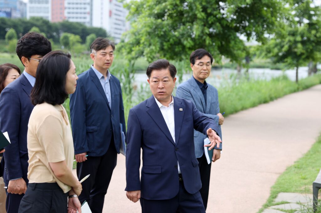 안양천 현장 점검